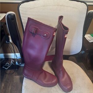 Hunter Rain Boots size 9 worn once